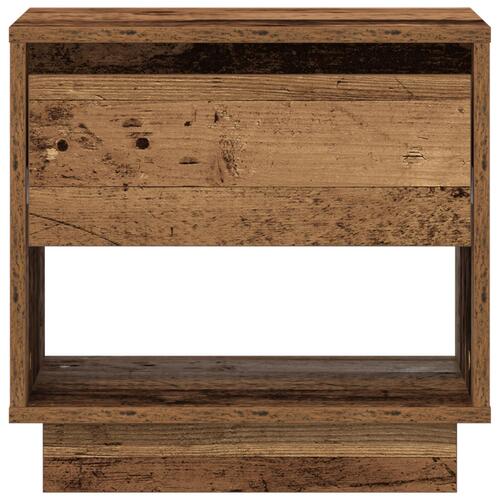 Sengebord Gammelt Træ 45x34x44 cm Engineered Wood