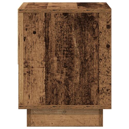 Sengebord Gammelt Træ 45x34x44 cm Engineered Wood