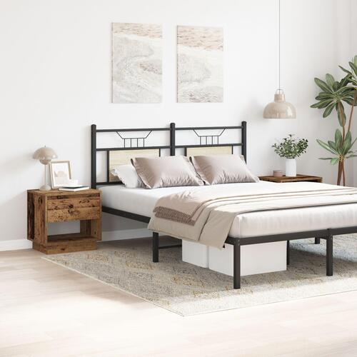 Sengebord 2 stk Gammelt Træ 45x34x45 cm Ingeniørtræ