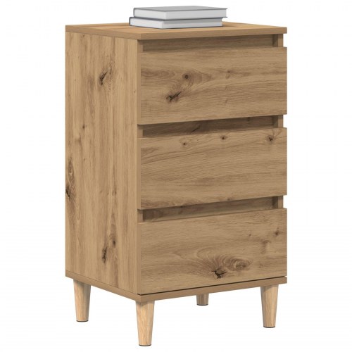 Sengebord Artisan Eg 40x35x70 cm Konstrueret Træ