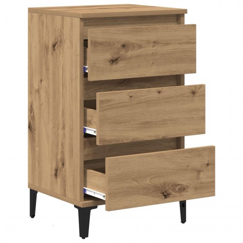 Sengebord Artisan Eg 40x35x70 cm Konstrueret Træ