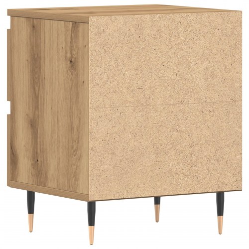 Sengeborde 2 stk Artisan Eg 40x35x50 cm Konstrueret Træ