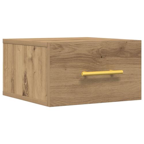 Sengbord Væghængt Artisan Eg 35x35x20 cm