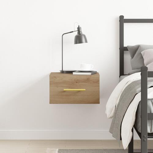 Sengbord Væghængt Artisan Eg 35x35x20 cm