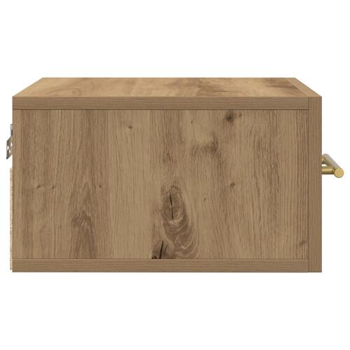 Sengbord Væghængt Artisan Eg 35x35x20 cm
