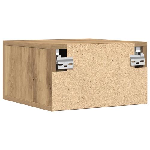 Sengbord Væghængt Artisan Eg 35x35x20 cm