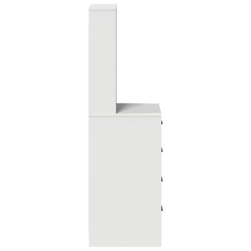 Højskab Hvid 40x41x135 cm Konstrueret træ