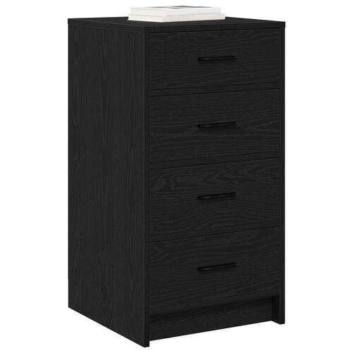 Skab Sort Eg 40x41x75 cm Konstrueret træ