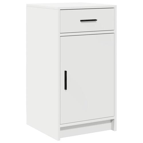 Skab Hvid 40x41x75 cm Ingeniørtræ