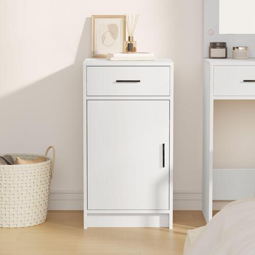 Skab Hvid 40x41x75 cm Ingeniørtræ