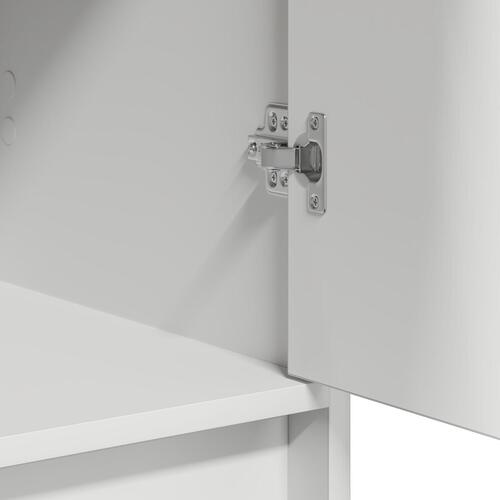 Skab Hvid 40x41x75 cm Ingeniørtræ