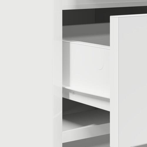 Skab Hvid 40x41x75 cm Ingeniørtræ