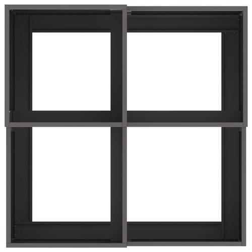 Havekasse 80x80x48 cm Sort Stål