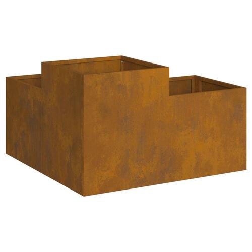 Havebed 80x80x48 cm Vejrbestandig Stål