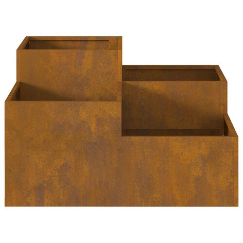 Havebed 80x80x48 cm Vejrbestandig Stål