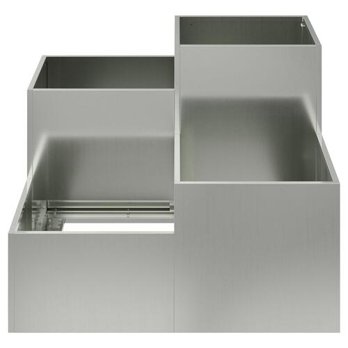 Haveplantekasse 80x80x60 cm Galvaniseret Stål