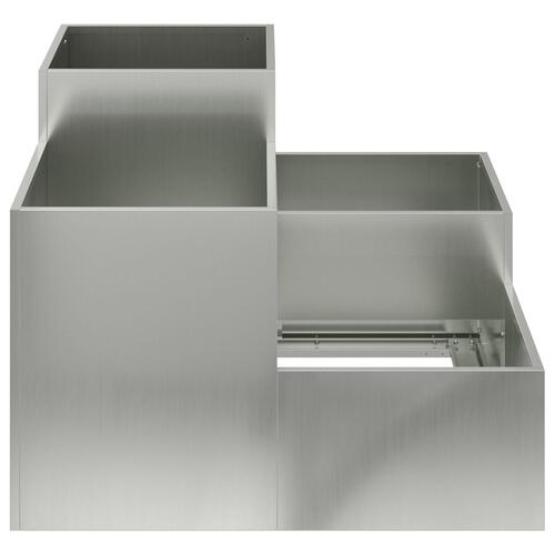 Haveplantekasse 80x80x60 cm Galvaniseret Stål