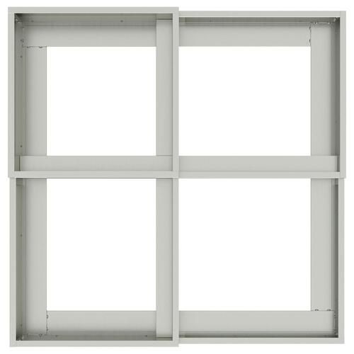 Haveplantekasse 80x80x60 cm Galvaniseret Stål
