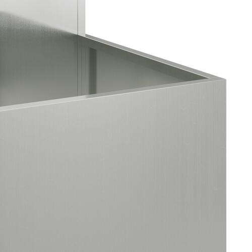 Haveplantekasse 80x80x60 cm Galvaniseret Stål
