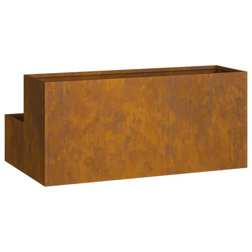Havebed 2-niveau 100x60x45 cm Vejrbestandigt Stål