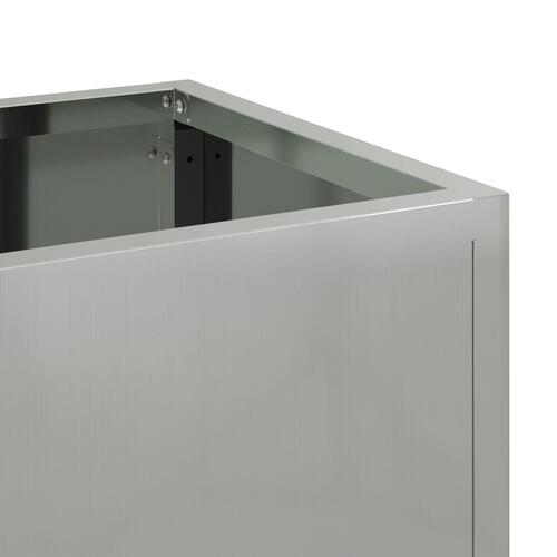 Hævet Havebede 100x26x82 cm Galvaniseret Stål