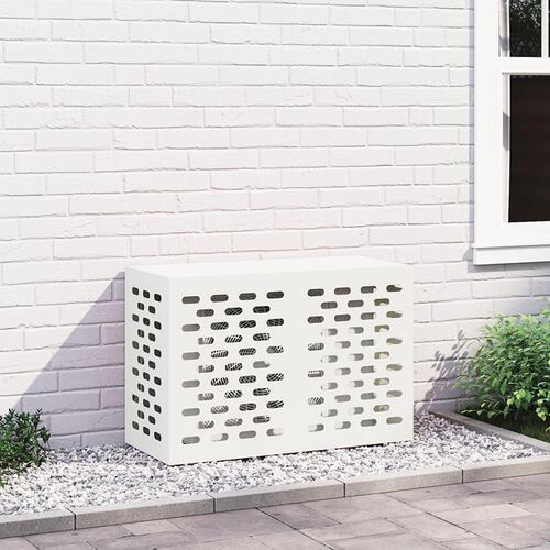 Aircondition Cover Hvid 90x40x60 cm Stål