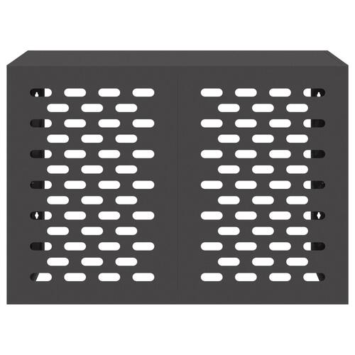 Airconditionbetræk Sort 100x50x70 cm