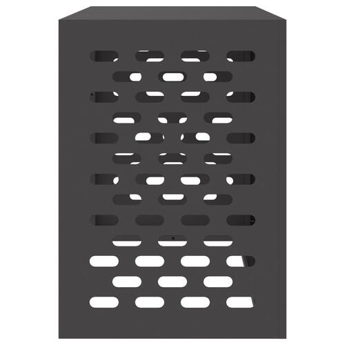 Airconditionbetræk Sort 100x50x70 cm