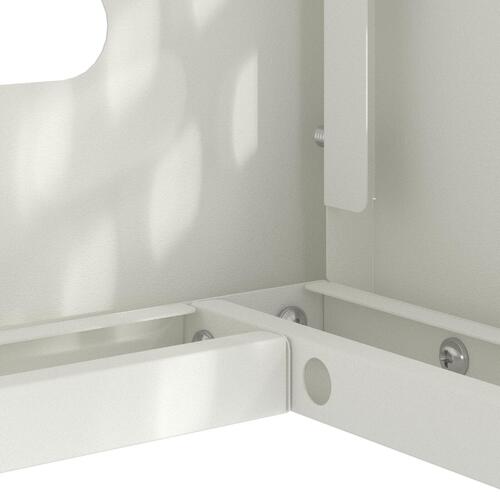 Airconditioncover Hvid 110x50x80 cm Stål