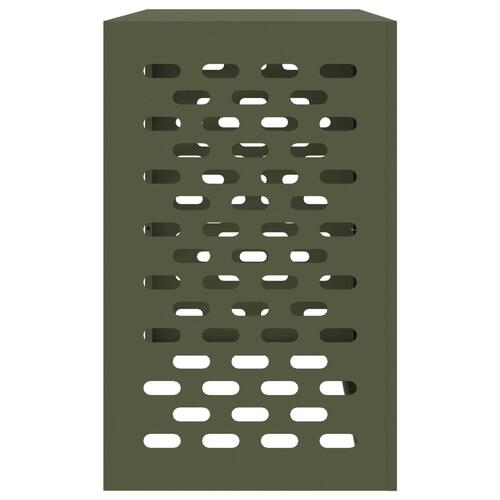 Aircondition Dækken Olivengrøn 110x50x80 cm Stål