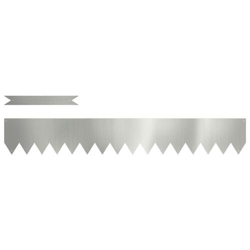 Plænekanter 30 stk 100x0,5x15 cm Galvaniseret Stål