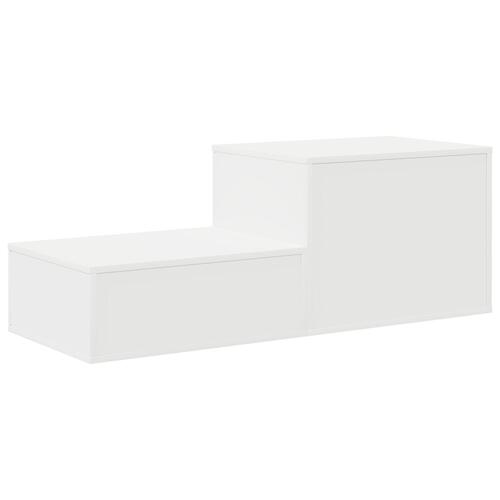 Opbevaringsskab Hvid 103x41x40 cm Træ
