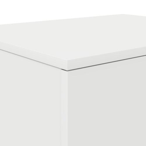 Opbevaringsskab Hvid 103x41x40 cm Træ