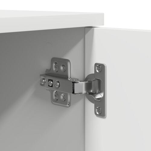 Opbevaringsskab Hvid 103x41x40 cm Træ