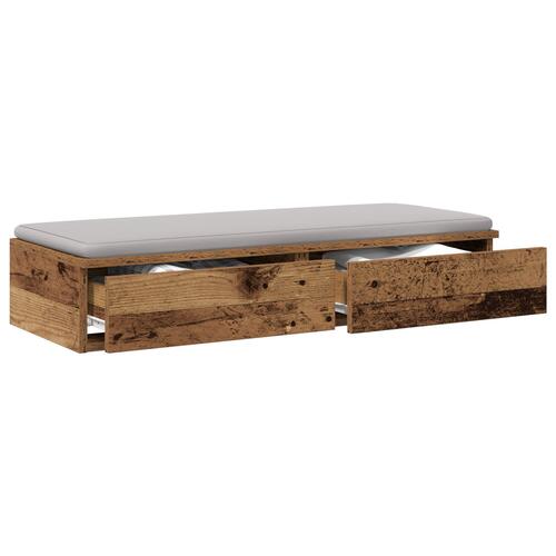 Sengeskuffer Gammel Træ 80x36,5x16,5 cm Fremstillet Træ