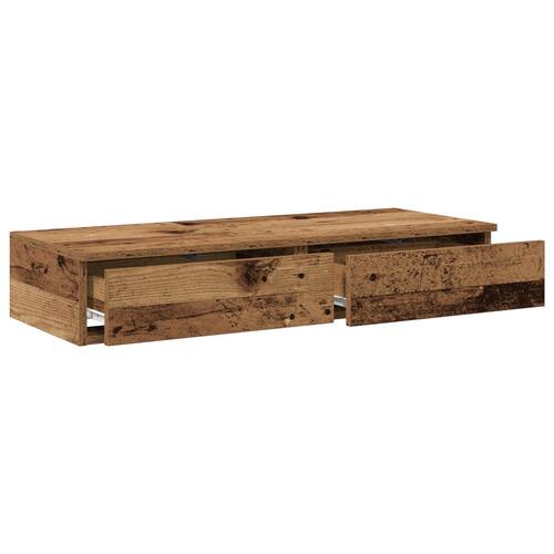 Sengeskuffer Gammel Træ 80x36,5x16,5 cm Fremstillet Træ
