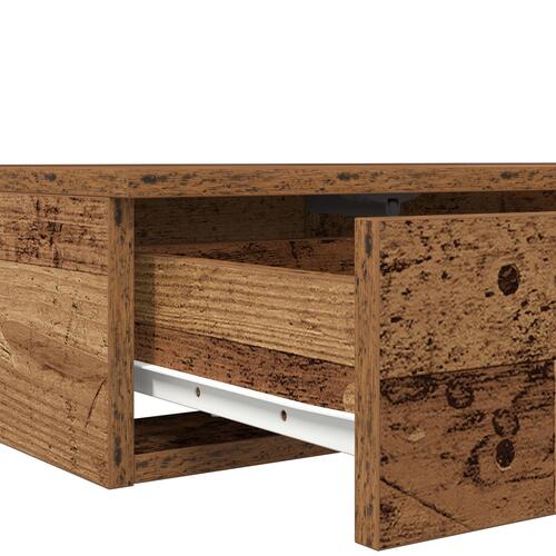 Sengeskuffer Gammel Træ 80x36,5x16,5 cm Fremstillet Træ