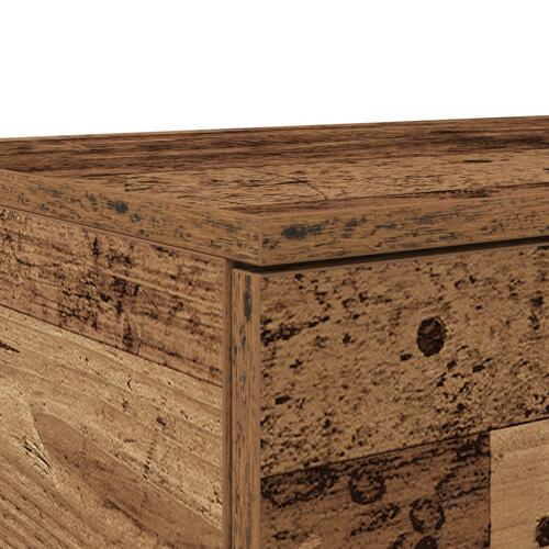 Sengeskuffer Gammel Træ 80x36,5x16,5 cm Fremstillet Træ