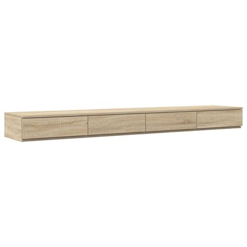 Sengeskuffer i Sonoma Eg 180x36,5x16,5 cm i konstrueret træ