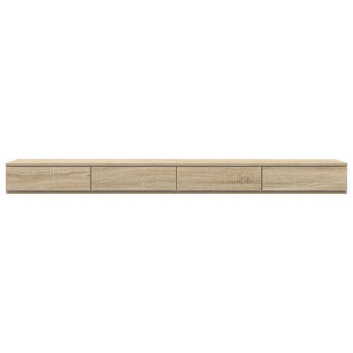 Sengeskuffer i Sonoma Eg 180x36,5x16,5 cm i konstrueret træ