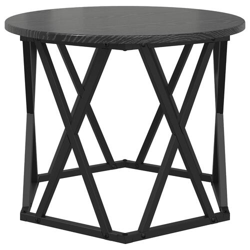 Nesting Side Tables 3 stk Sort Egetræ Konstrueret Træ