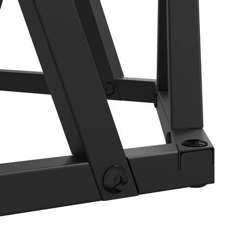 Nesting Side Tables 3 stk Sort Egetræ Konstrueret Træ