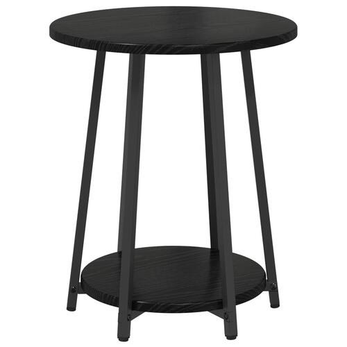 Sofabord 2 stk Sort Eg Finer og Metal