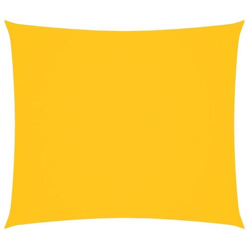 Solsejl 2x2,5 m rektangulær oxfordstof gul