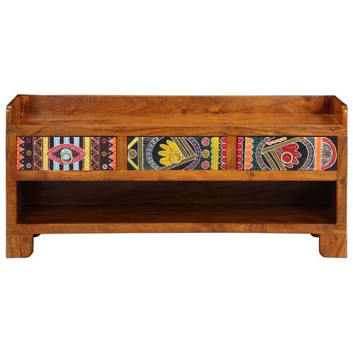 Sko Bænk 100x35x45 cm Solid Træ Akacie