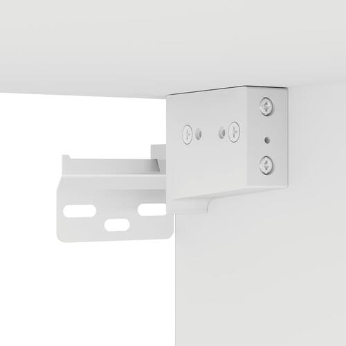 Væghængt sengebord 45x26x28,5 cm hvid (OUTLET A)