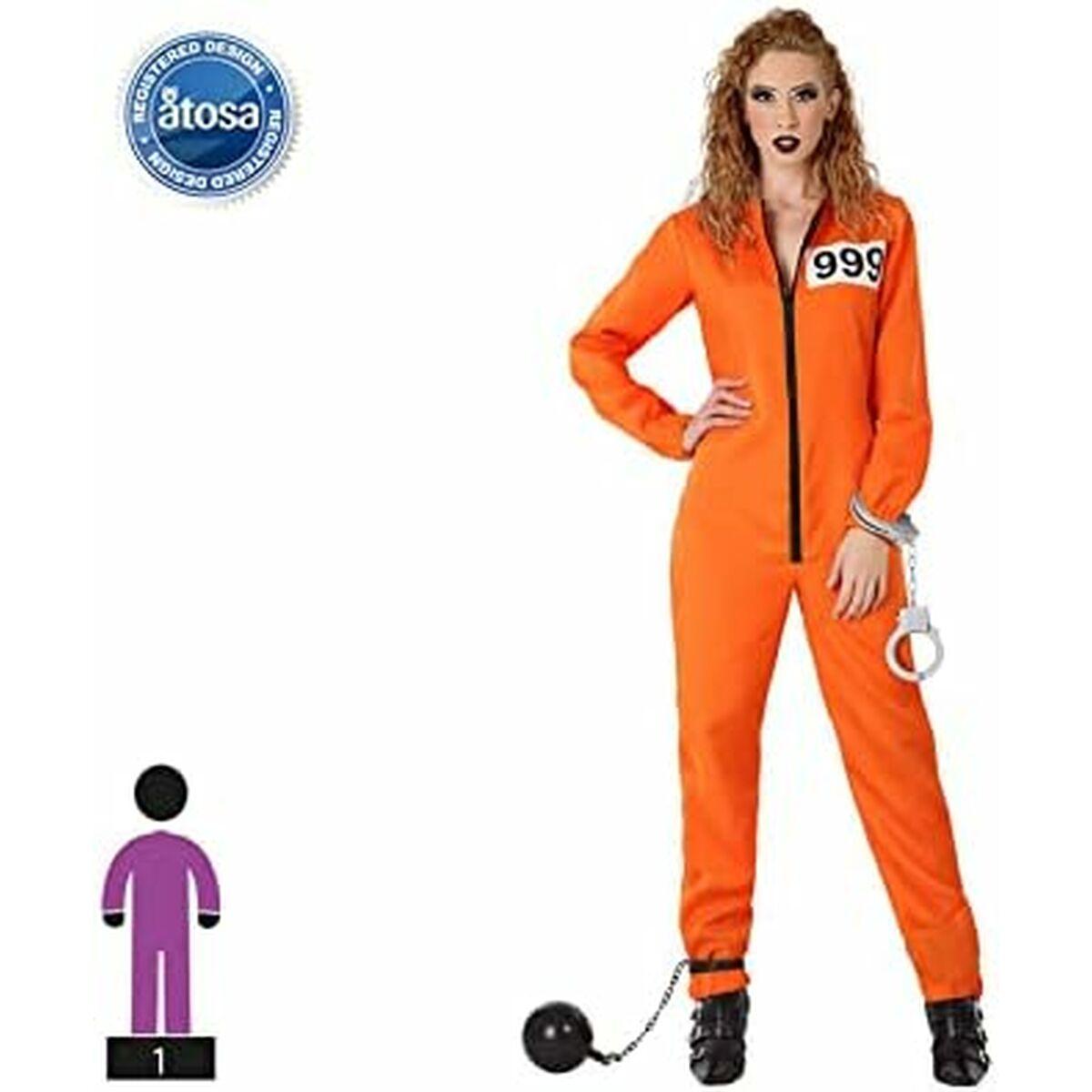 Atosa kostume til voksne - Presa, orange, M/L (OUTLET A)