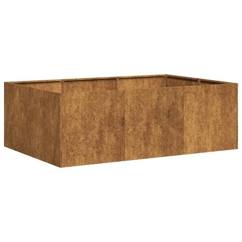 Plantekasse rustfarvet 120x80x40 cm forvitringsstål (OUTLET A)
