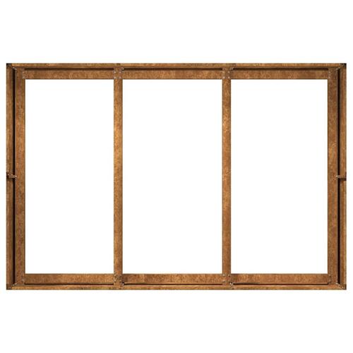 Plantekasse rustfarvet 120x80x40 cm forvitringsstål (OUTLET A)