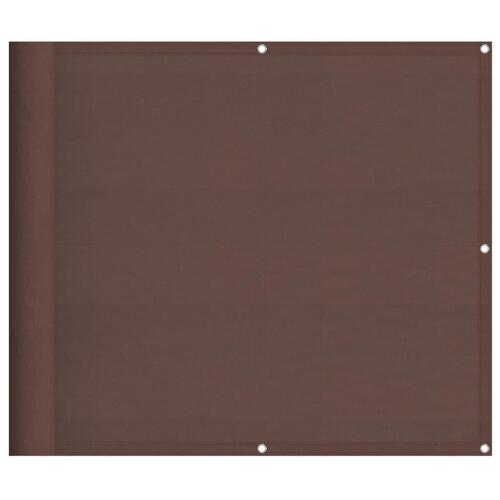 Altanafskærmning 90x700 cm 100 % polyester brun (OUTLET A)